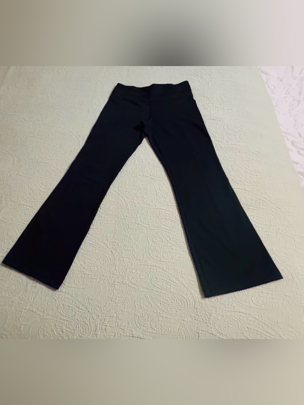 Fillmore Actionwear blk leggings, sz sm, used but many miles left.